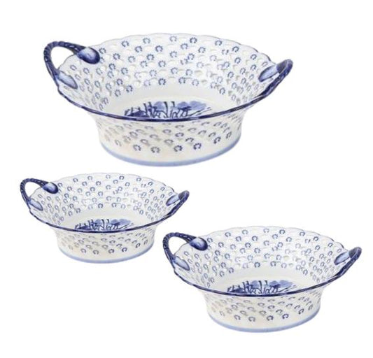 Set of Pierced Floral Handle Bowls-tbgypsysoul