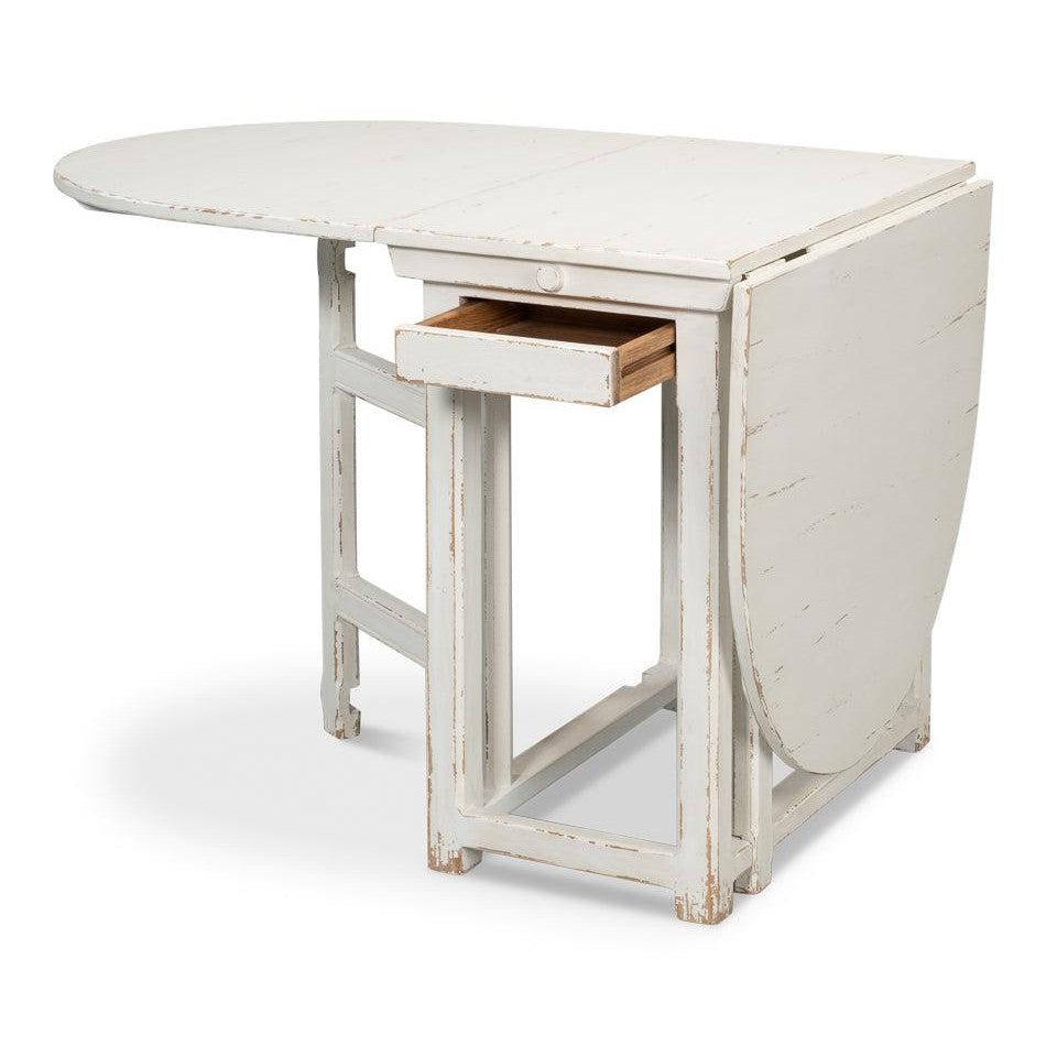 Shabby Chic Woodhinge Dropleaf Table-Dining Table-tbgypsysoul