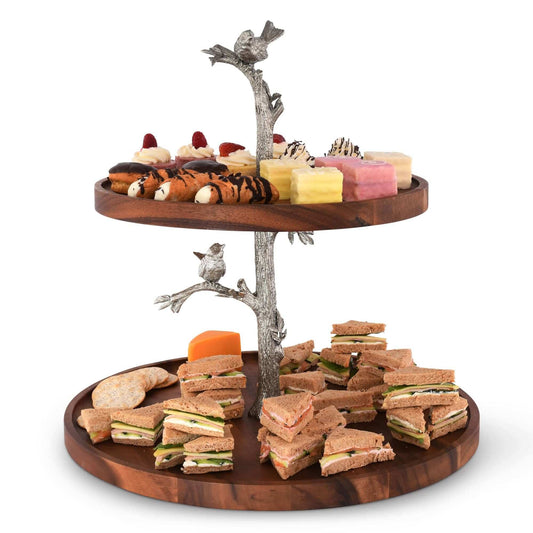 Song Bird Cheese Stand Two Tier-Song Bird-tbgypsysoul