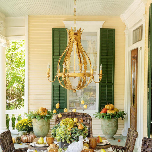 Spanish Colonial Chandelier-Lighting-tbgypsysoul