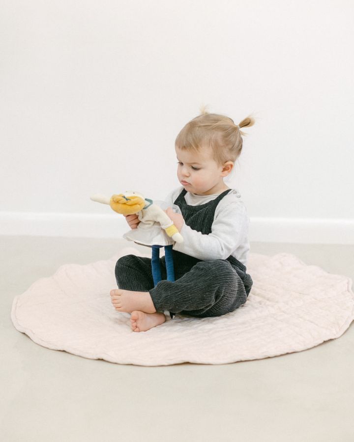 Stone Washed Linen Quilted Play Mat-Baby & Toddler-tbgypsysoul