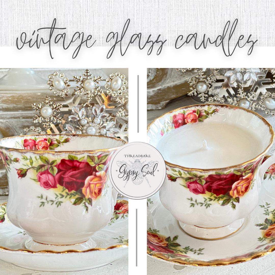 Subscribers Vintage Glass Candle Refill-Vintage Glass Candles-tbgypsysoul