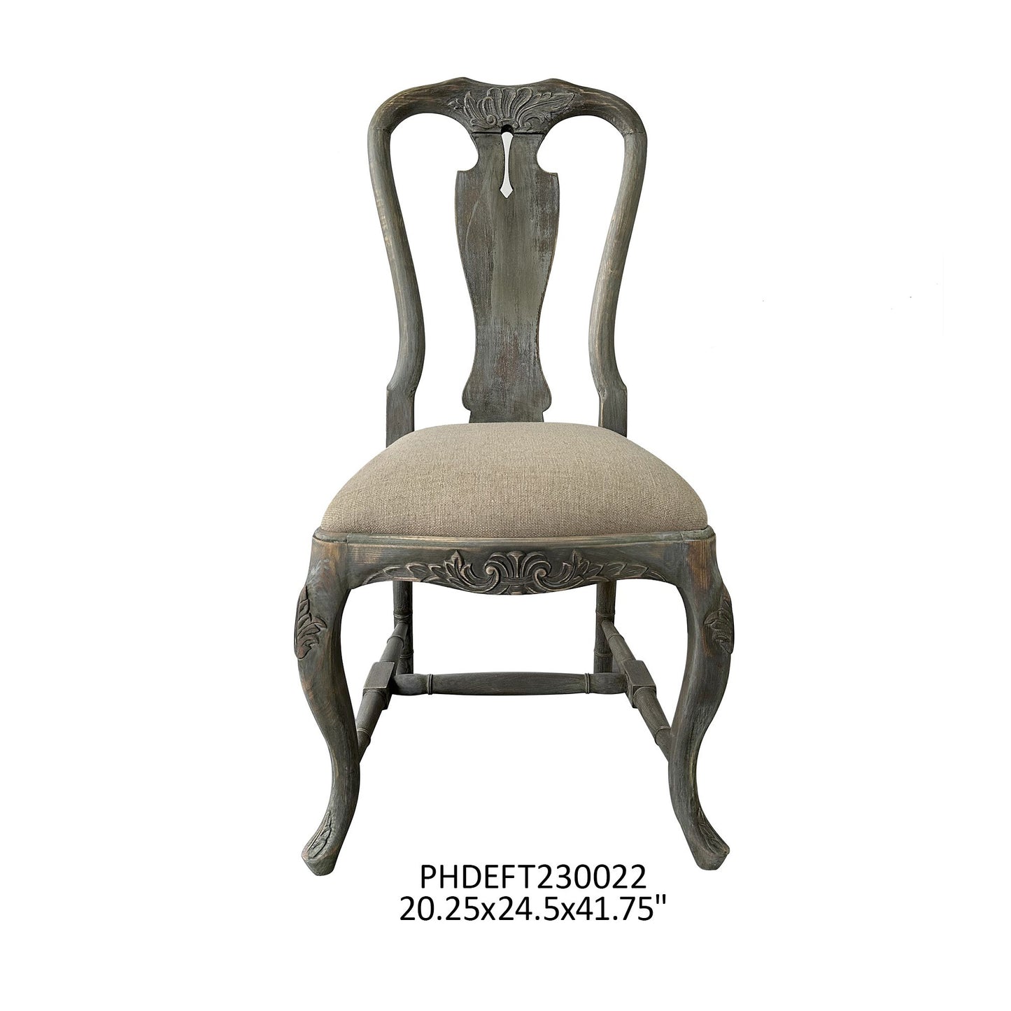 Swedish Settler's Dining Chair - Set of 4 Chairs-Dining Chair-tbgypsysoul