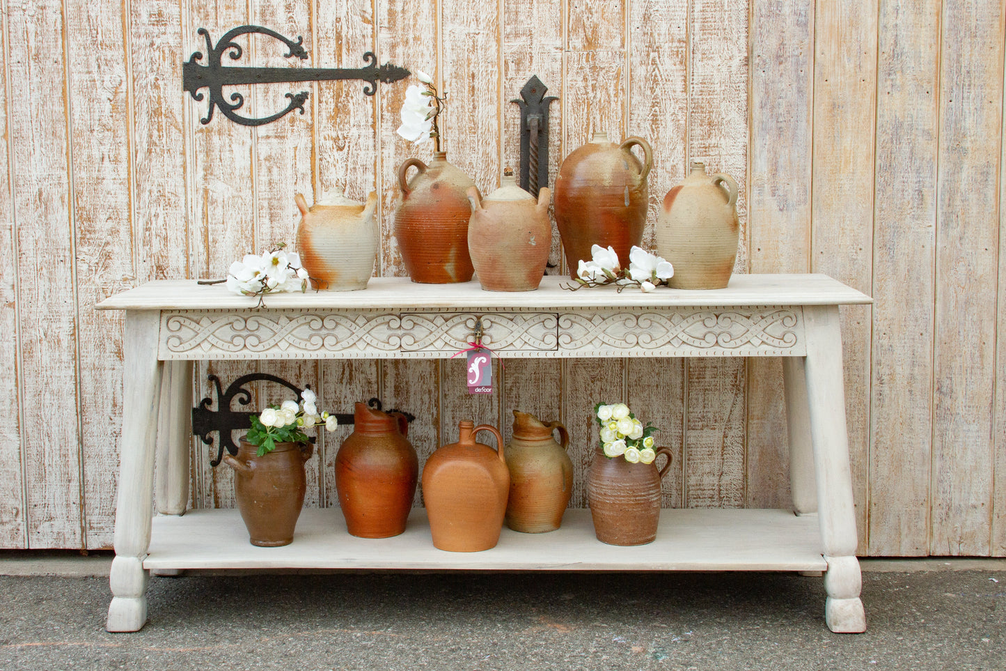 Tall Early 20th Century French Vessel-Accents-tbgypsysoul