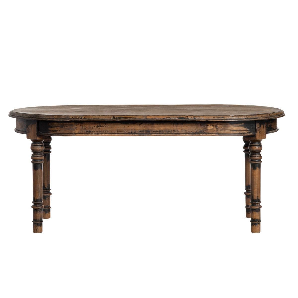 The Augusta Oval Dining Table - Great for Small Spaces!-Dining Table-tbgypsysoul