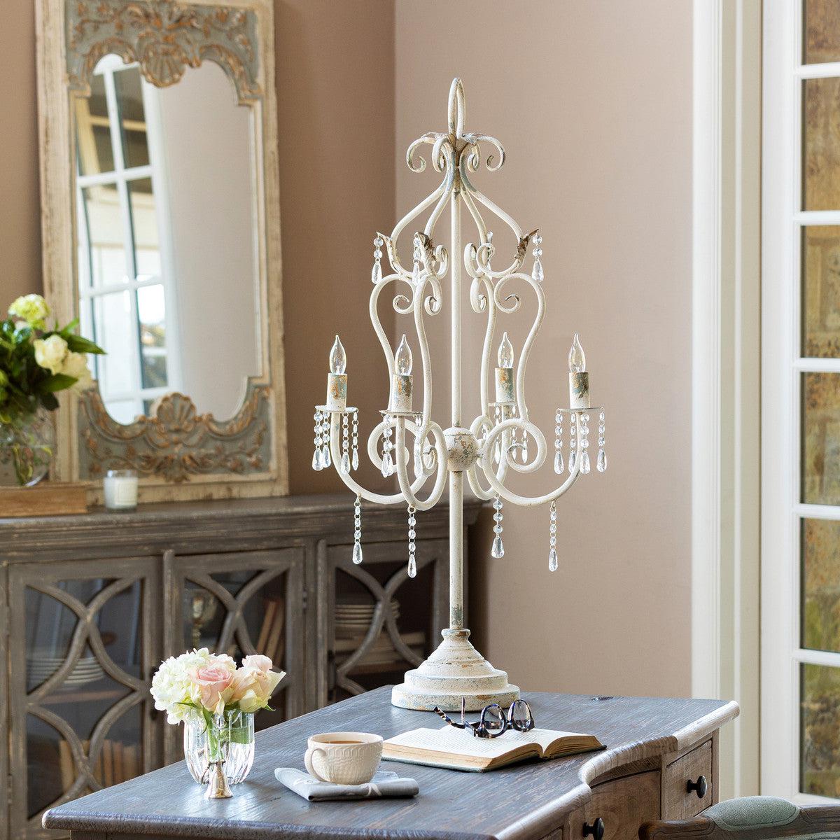 The Beatrice Tabletop Chandelier-Light Fixture-tbgypsysoul
