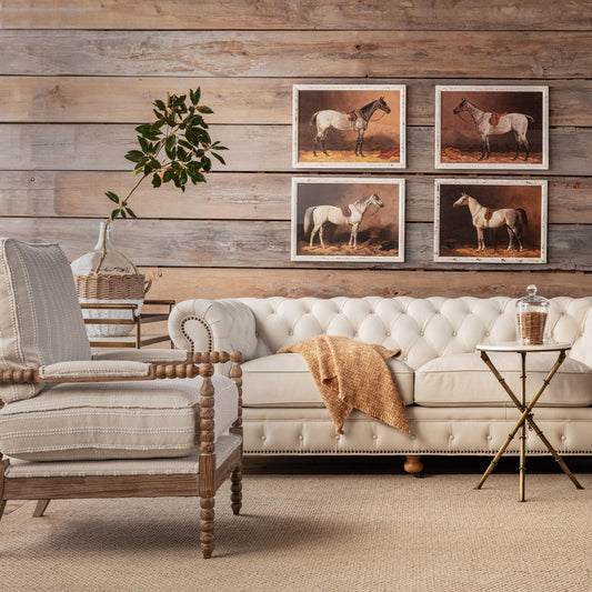 The Chalk 1930 Spool Accent Chair - Set of 2-Accent Chair-tbgypsysoul