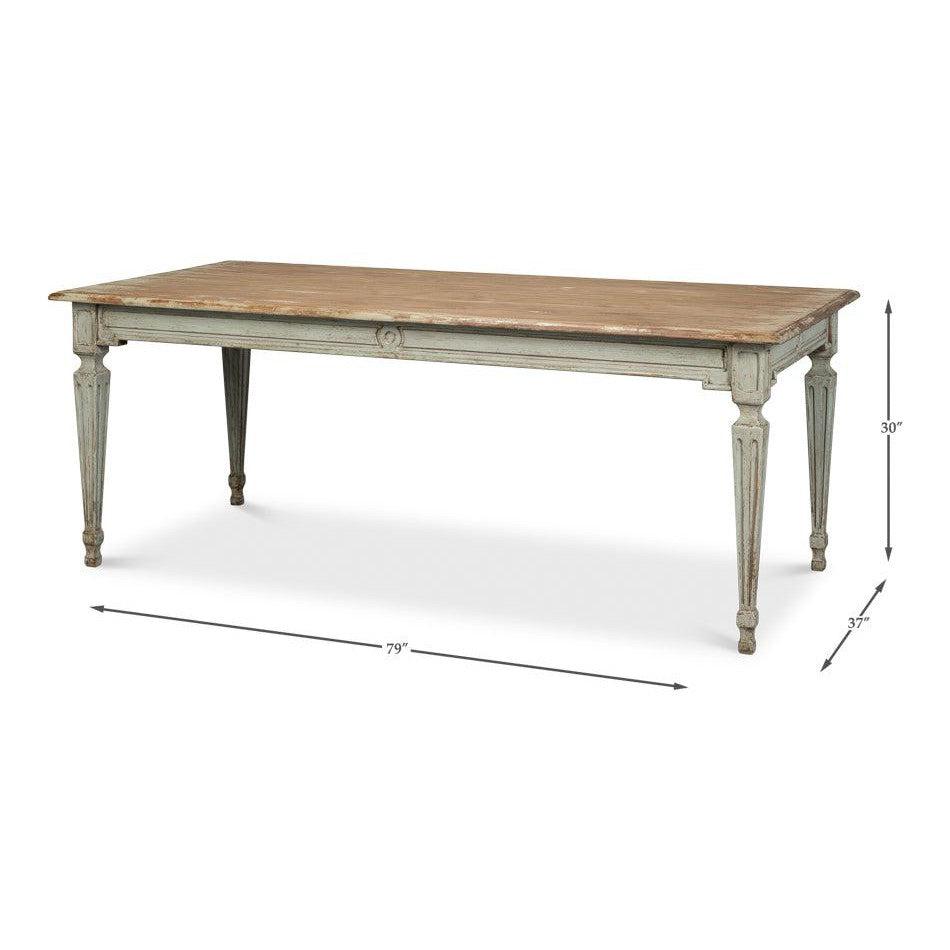 The Elise Dining Table, Sage-Dining Table-tbgypsysoul