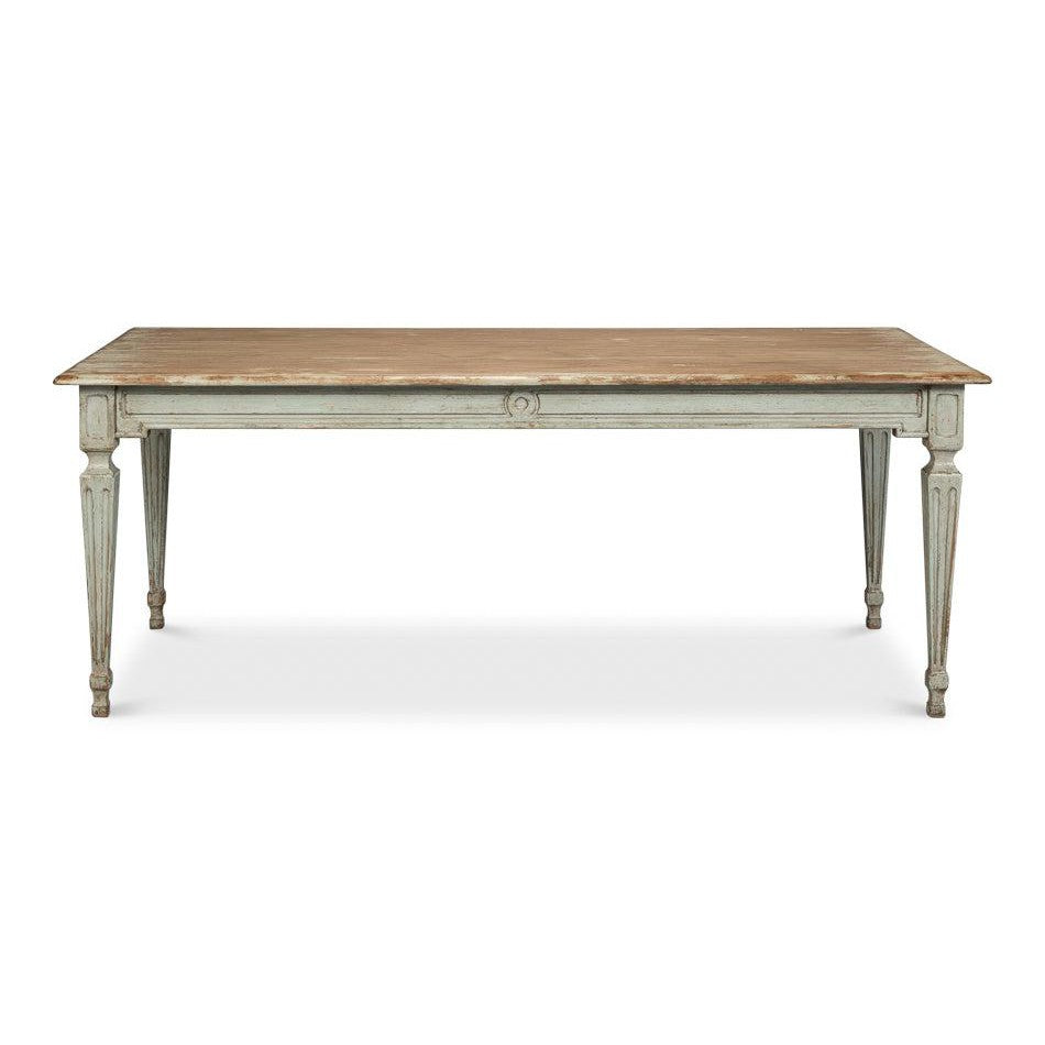The Elise Dining Table, Sage-Dining Table-tbgypsysoul