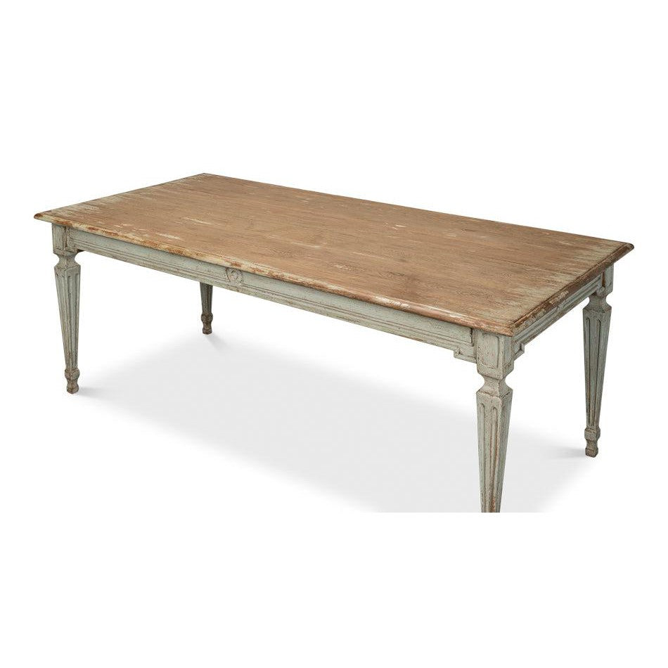 The Elise Dining Table, Sage-Dining Table-tbgypsysoul