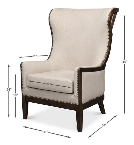 The Hawthorne House Wing Chair - White Glove Included-Accent Chair-tbgypsysoul
