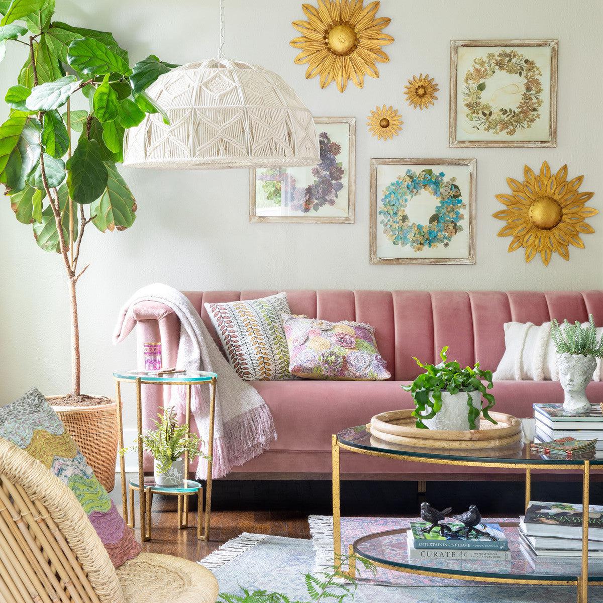 The Moira Velvet Sofa-tbgypsysoul