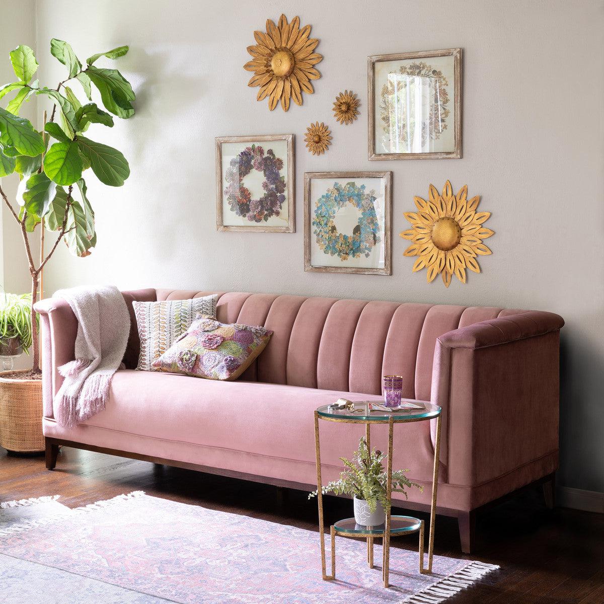 The Moira Velvet Sofa-tbgypsysoul