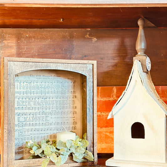 The Old Rugged Cross Shadow Box-Wall Sign-tbgypsysoul