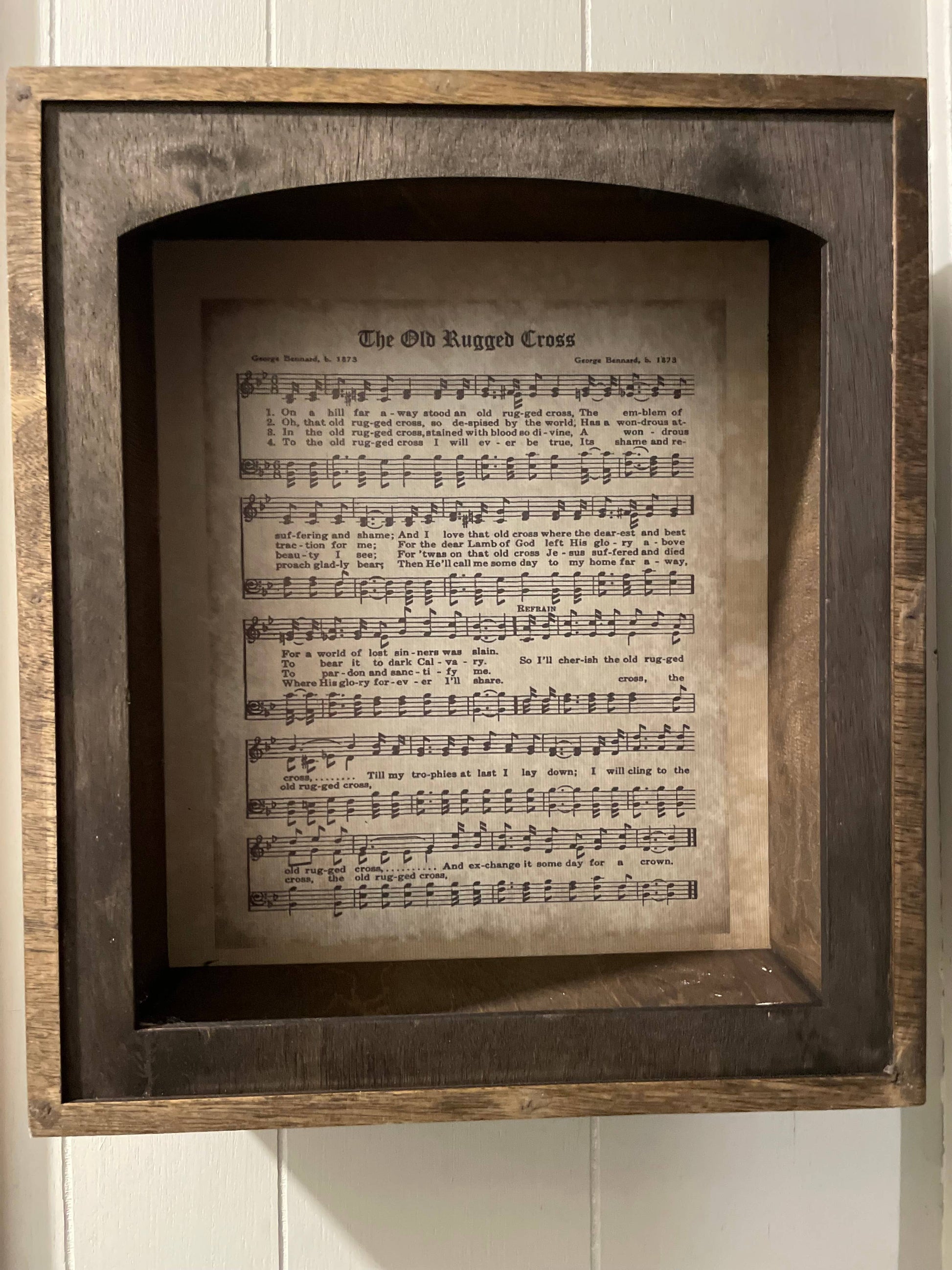 The Old Rugged Cross Shadow Box-tbgypsysoul