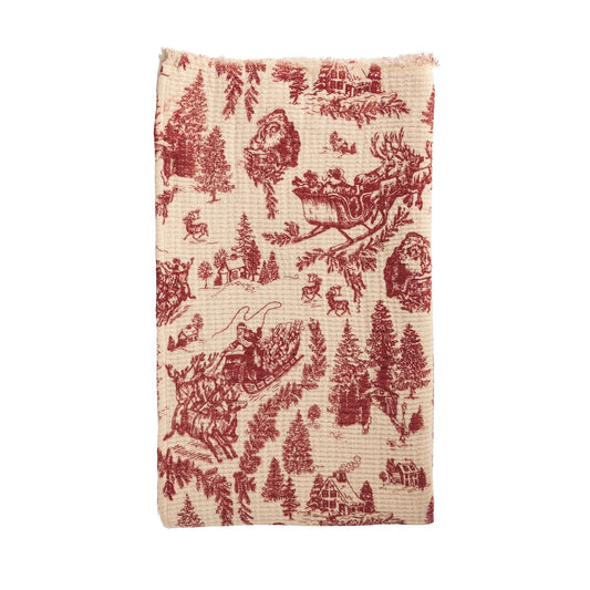 TOILE BLANKET-Seasonal & Holiday Decorations-tbgypsysoul