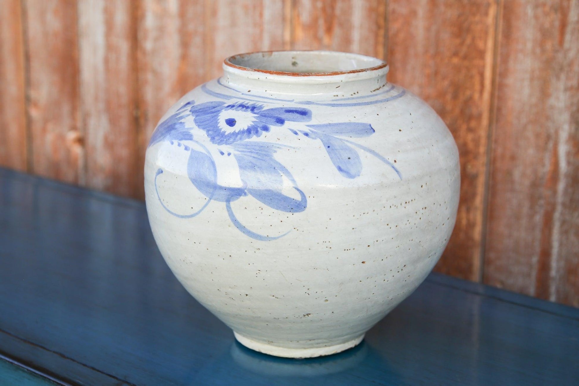 Vintage Blue and White Vase-Accents-tbgypsysoul