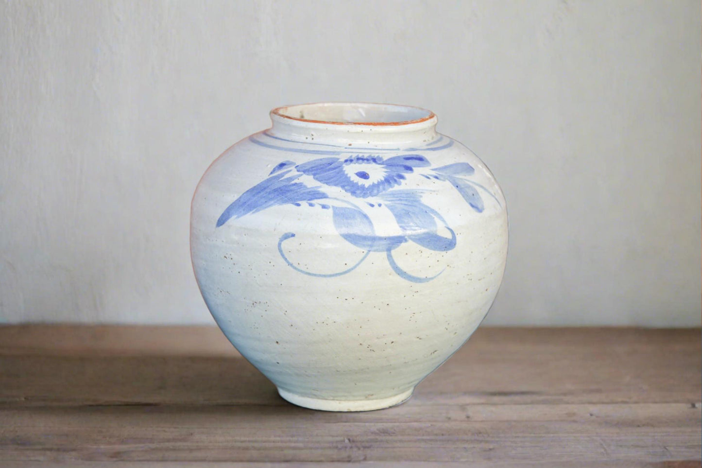 Vintage Blue and White Vase-Accents-tbgypsysoul