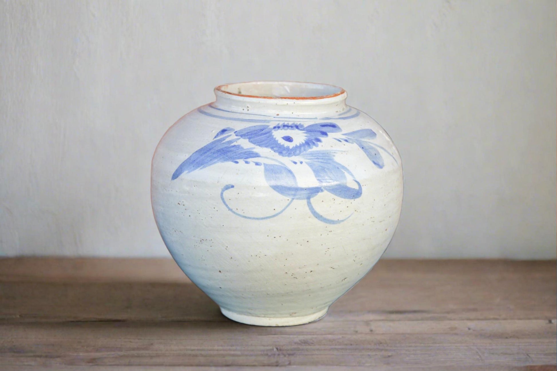 Vintage Blue and White Vase-Accents-tbgypsysoul