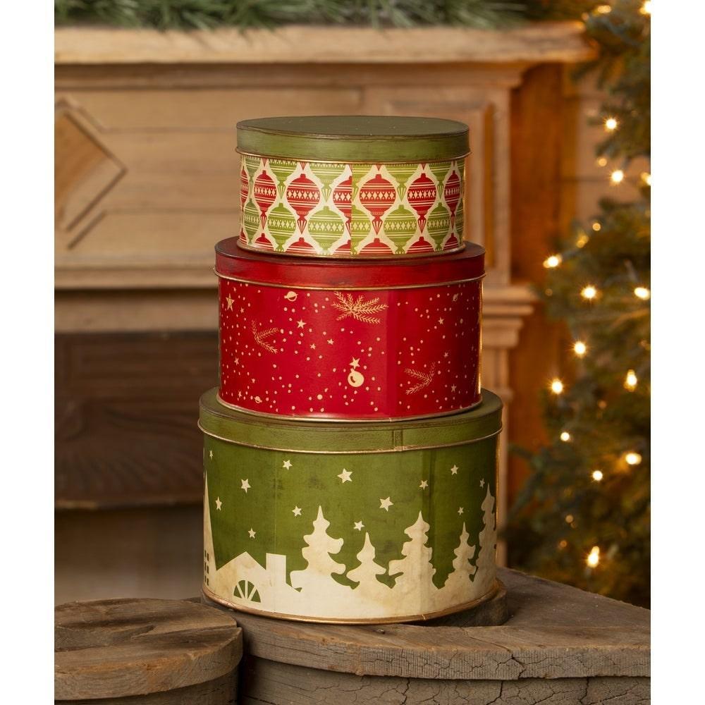 Vintage Christmas Tins S3 by Bethany Lowe Designs-Christmas-tbgypsysoul