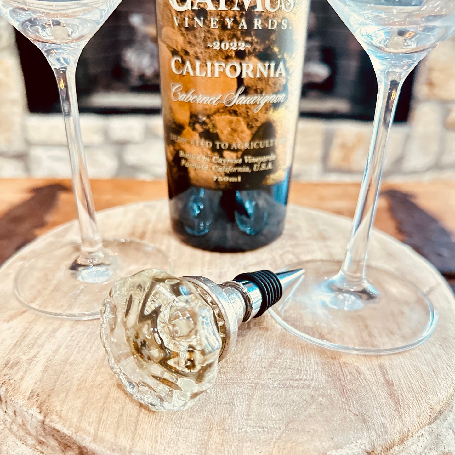 Vintage Glass Door Knob Wine Stoppers-tbgypsysoul
