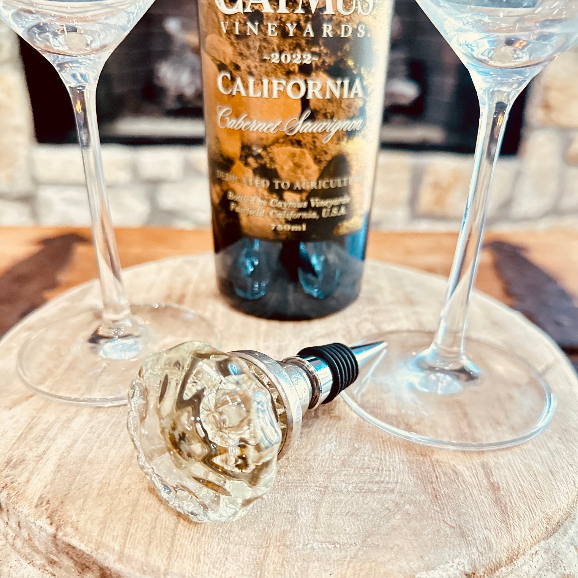 Vintage Glass Door Knob Wine Stoppers-tbgypsysoul