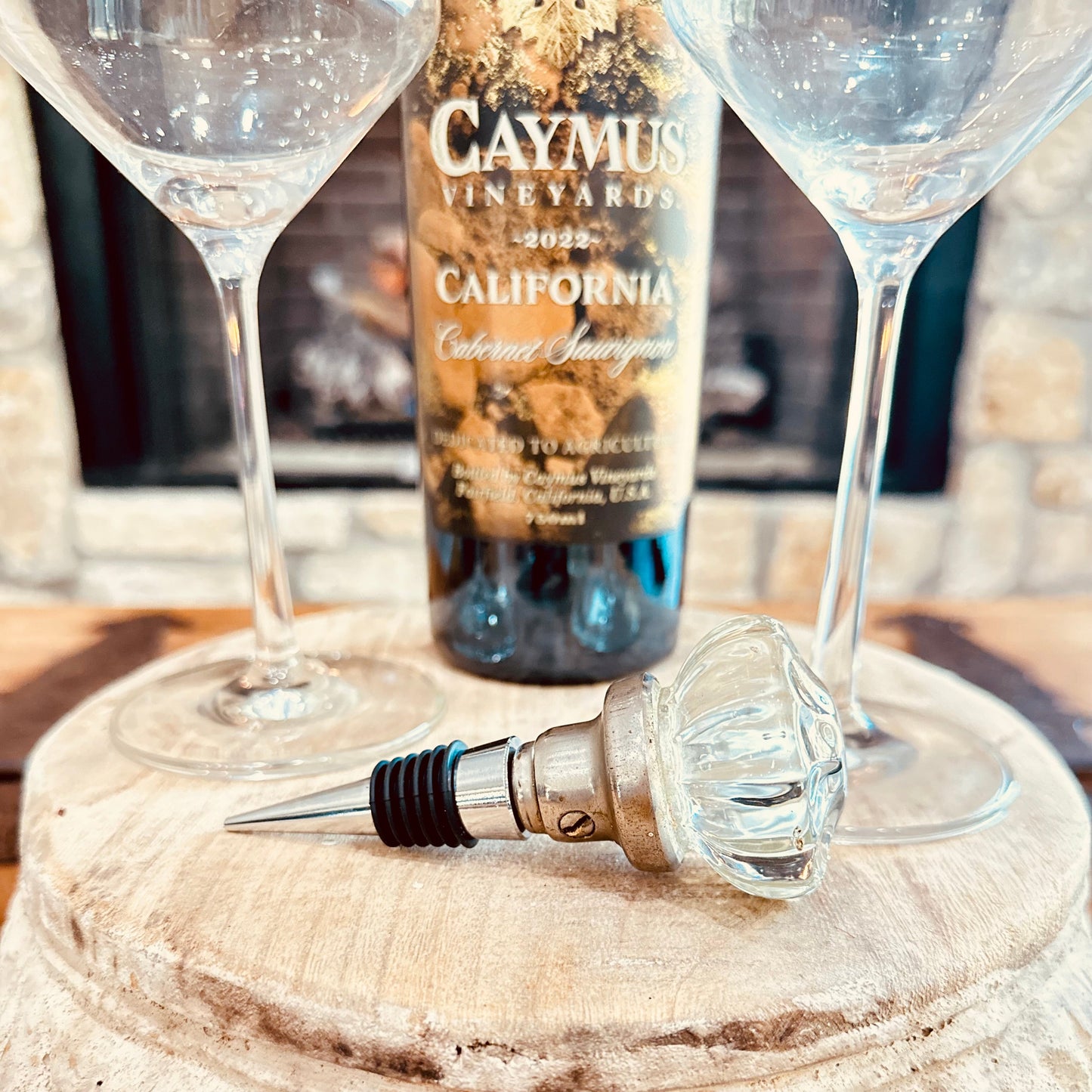 Vintage Glass Door Knob Wine Stoppers-tbgypsysoul
