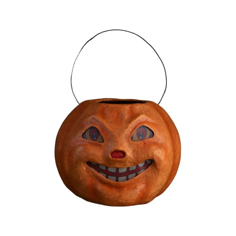 Vintage Pumpkin Bucket Large by Bethany Lowe Designs-Figurines-tbgypsysoul