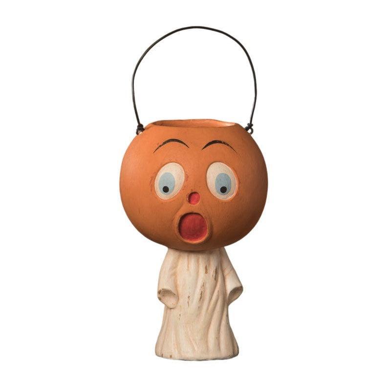 Vintage Scared Pumpkin Ghost by Bethany Lowe Designs-Figurines-tbgypsysoul