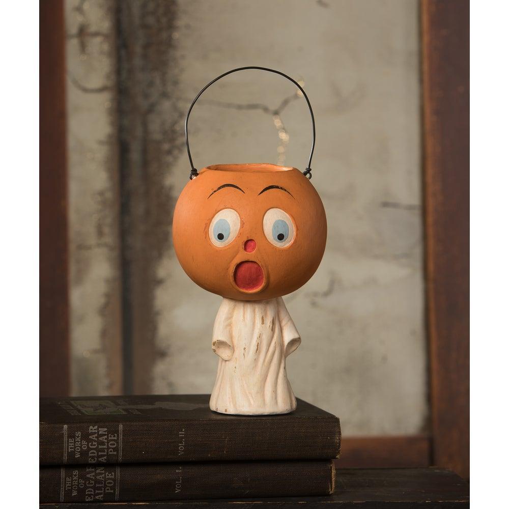 Vintage Scared Pumpkin Ghost by Bethany Lowe Designs-Figurines-tbgypsysoul