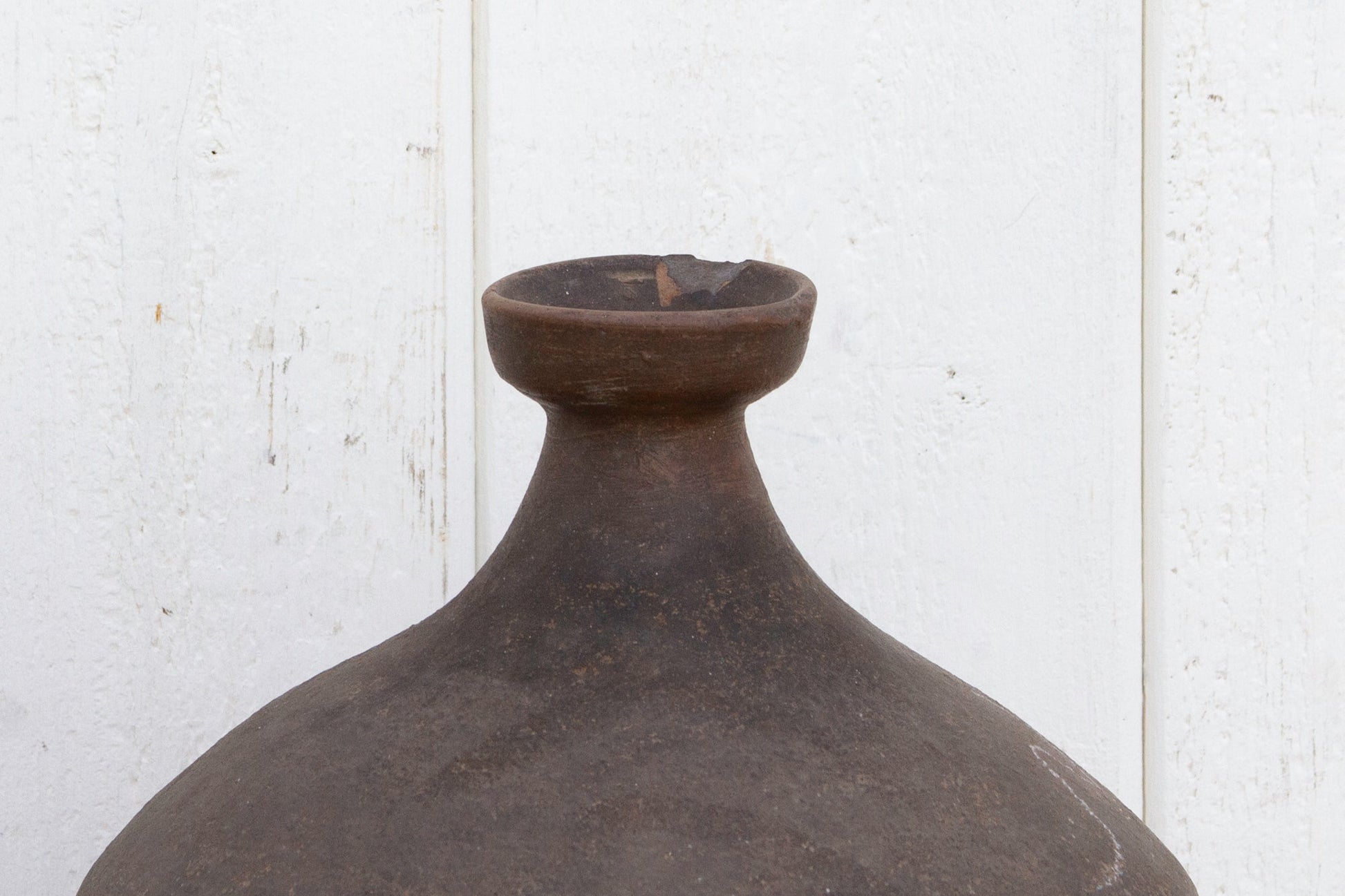 Vintage Terracotta Wine Jug-Terracotta Stoneware Vase-tbgypsysoul