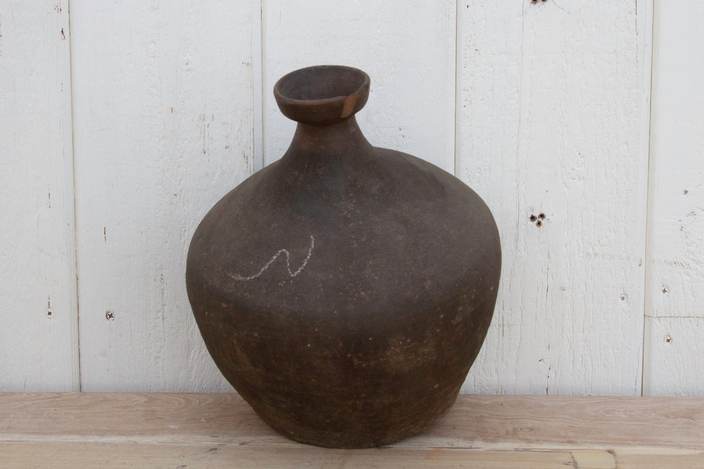 Vintage Terracotta Wine Jug-Terracotta Stoneware Vase-tbgypsysoul