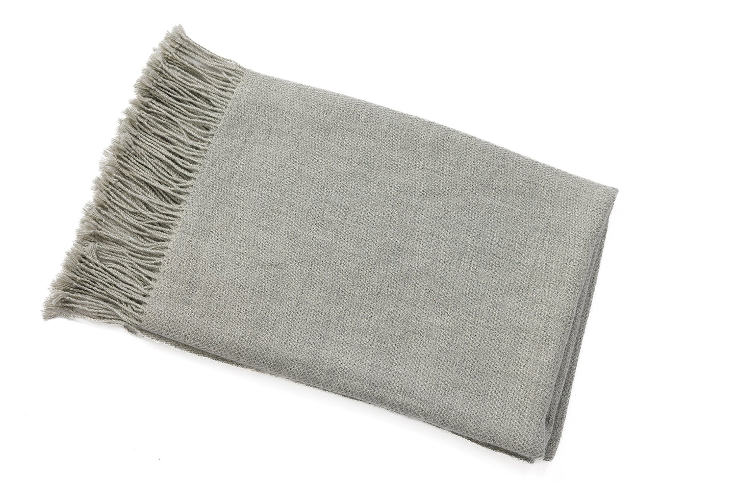 Wasi Collection - Undyed Graphite Baby Alpaca Throw-tbgypsysoul