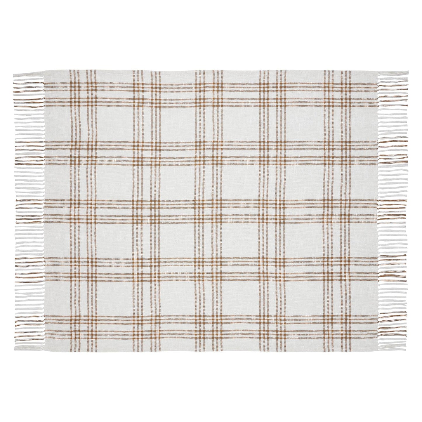 Wheat Plaid Woven Throw-Throw Pillow-tbgypsysoul