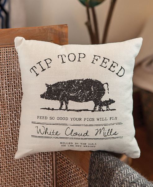 when-pigs-fly-farmhouse-pillow-pillows-cwi-Threadbare Gypsy Soul