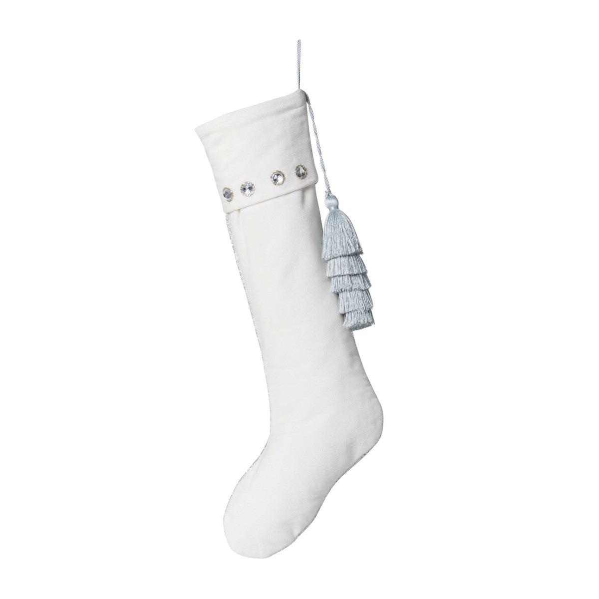 White Frost Christmas Stocking