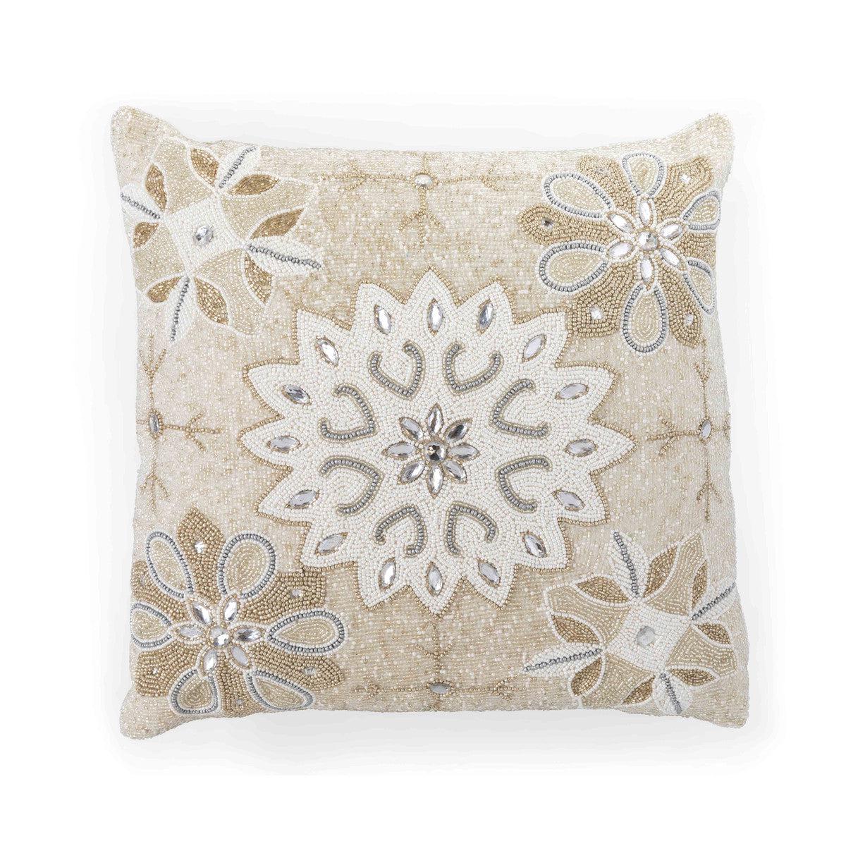 White Frost Pillow-Decorative Pillow-tbgypsysoul