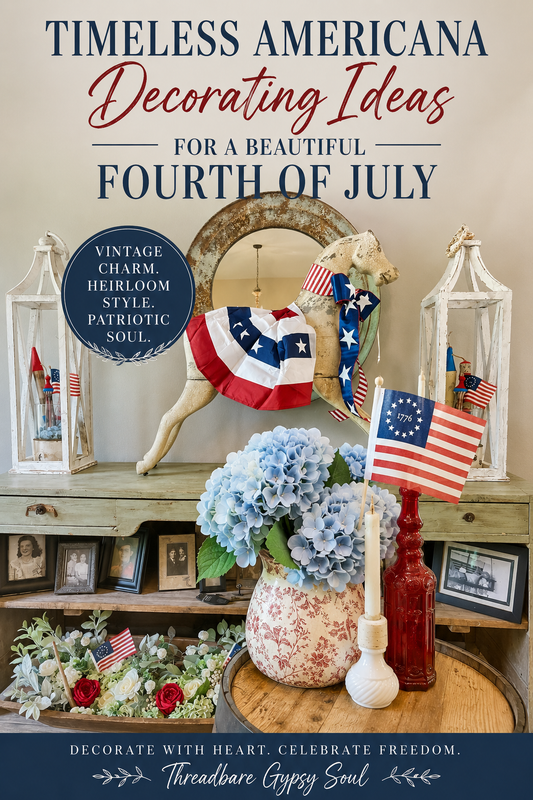 Celebrate with Timeless Americana: Vintage Patriotic Decorating Ideas for Your Home
