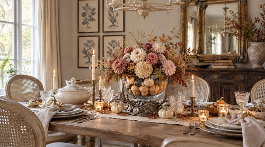 How to Set a Thanksgiving Table With Vintage Charm?