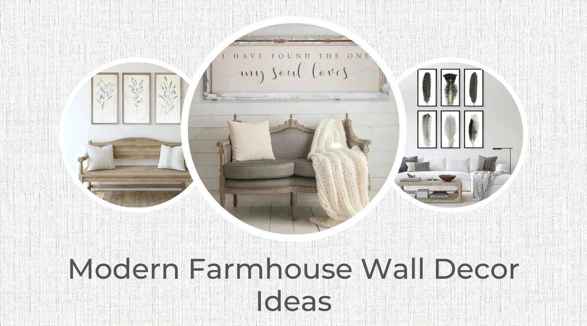Modern Farmhouse Wall Decor Ideas - Country Style