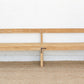 1860's French Bleached Wood Long Bench-Bench-tbgypsysoul