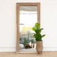 19th Century Charming Indo-French Tall Mirror-Mirrors-tbgypsysoul