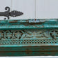 19th Century Indo-French Aqua Carved Floor Mirror-tbgypsysoul