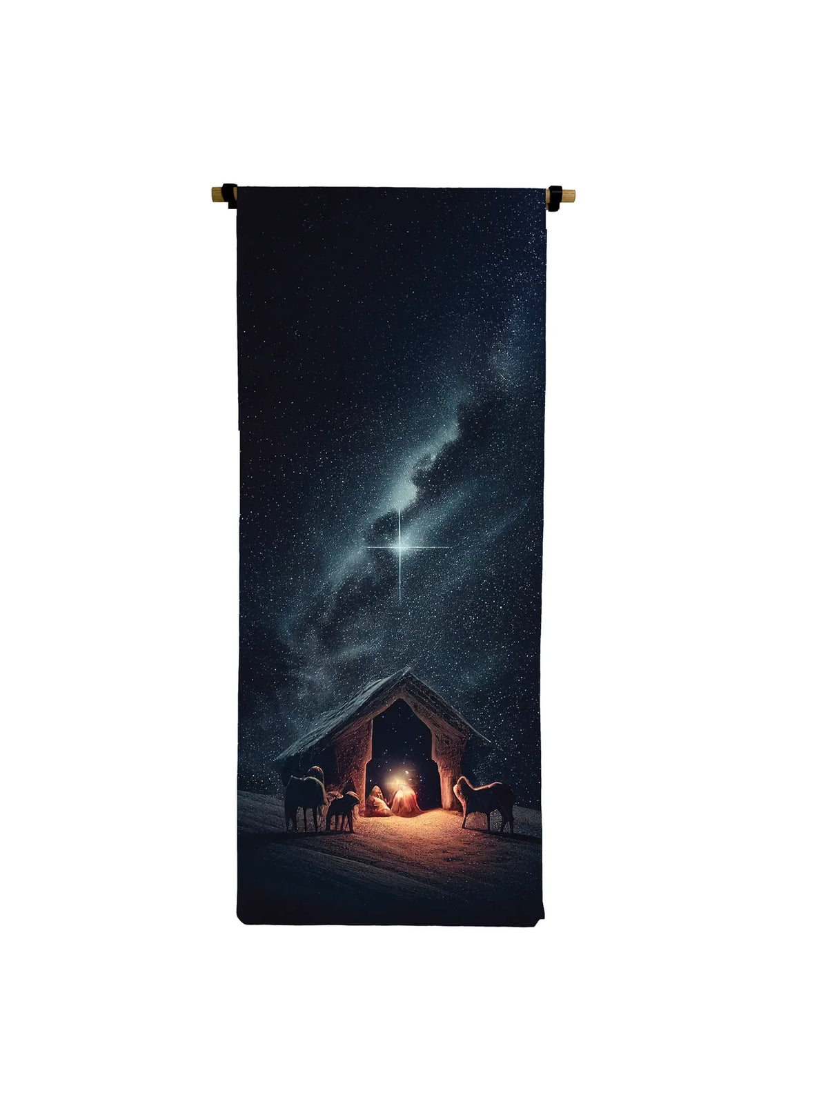 Starry Night Nativity Scroll.