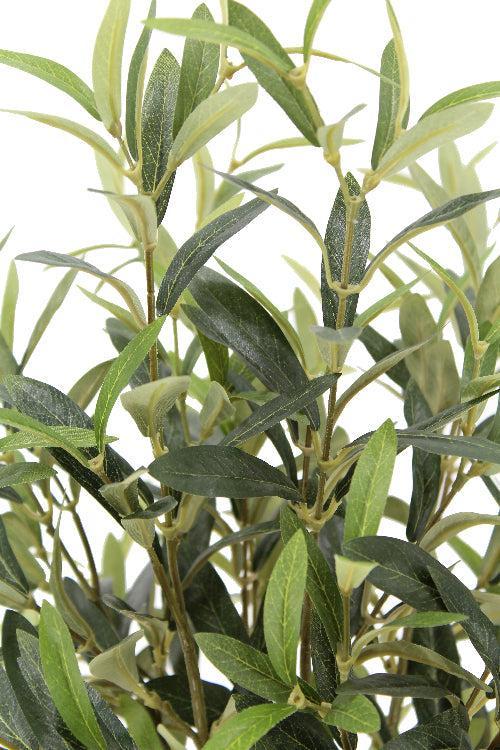 30" Faux Olive Arrangement in Artisan Vase-Faux Plant-tbgypsysoul