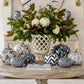 Navy Meadow Sprig Pumpkin