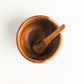 6" Acacia Wood Smoothie Bowl + Spoon-Tableware-tbgypsysoul