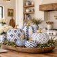 Navy Meadow Sprig Pumpkin