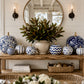 Navy Meadow Sprig Pumpkin