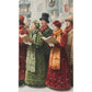 Victorian Christmas Carollers Scroll